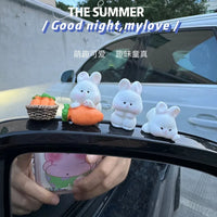 Cute Bunny Car Interior Accessory Console Decoration