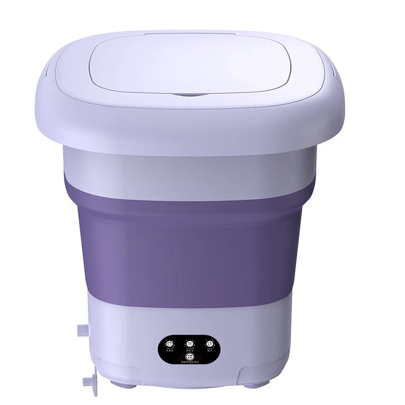 Folding Portable Washing Machine with Spin Dryer
