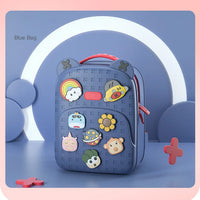 Fashion DIY Cartoon School Bags for Kids Boys Waterproof Children School Backpacks for Girls Kindergarten Kawaii Book Bag Gift