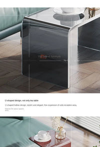 Acrylic Side Table – Modern Transparent Tea Table