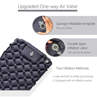 Camping Inflatable Air Mattress Portable Sleeping Pad for Hiking