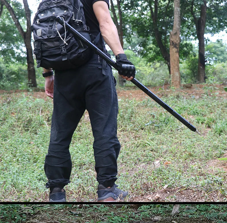 Outdoor Mountaineering Stick Multi Functional Self Defense Stick Car Mounted Tactical Mountain Camping Supplies Set Tools
