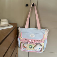 Large Capaci Children's School Bag Set for Girls Primary And Middle School Double oulder Bapa Sweet College Sle