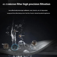 Pre-filter household well water whole house household water purifier 304 stainless steel high flow backwashing water filter