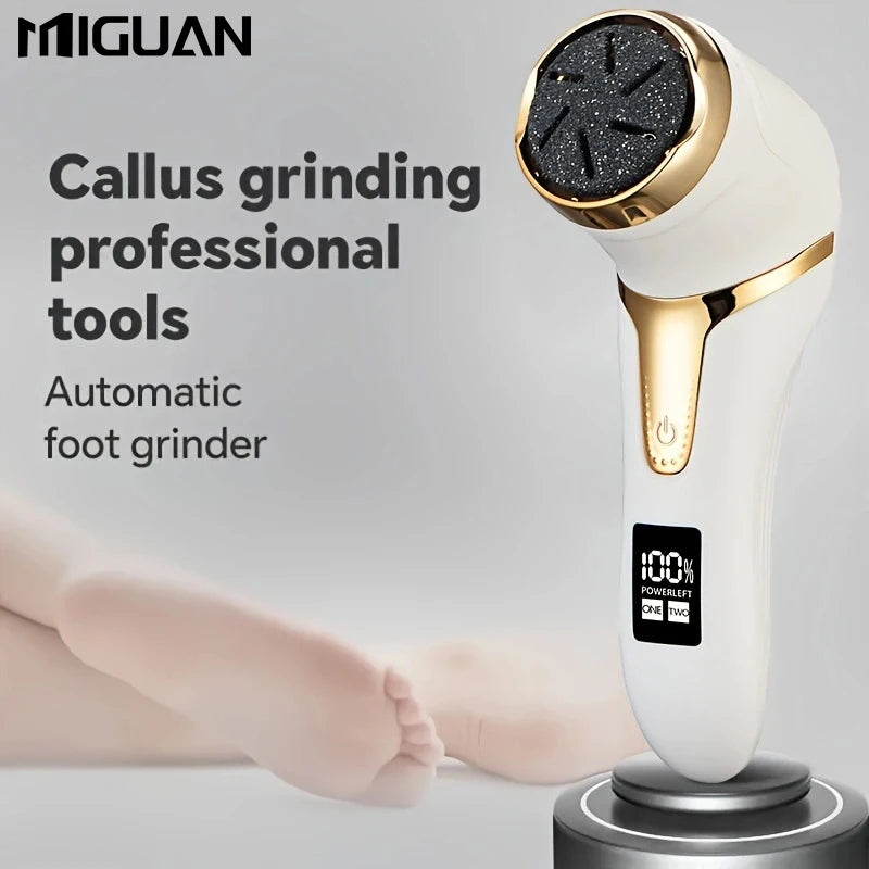 Professional Electric Callus Remover for Feet - Easy to Use, Painless, Fast Removal, Rechargeable, Gentle Exfoliator for Smooth