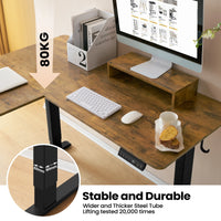 Electric L-Shaped Sit Stand Desk – 140x120cm Adjustable