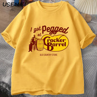 Men’s Cotton Graphic T-Shirt – Casual O-Neck Streetwear