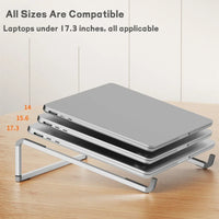 Portable Laptop Stand Aluminum Alloy Support Computer Bracket Ultra light Foldable Non-slip Notebook Holder for Macbook Air Pro
