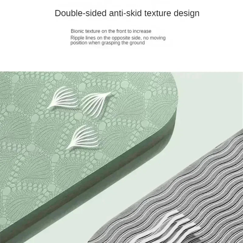 Foldable Eco-Friendly Yoga Mat – Non-Slip TPE 183×61cm