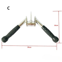 Heavy-Duty Lat Pull Down T-Bar & V-Bar – Gym Attachments