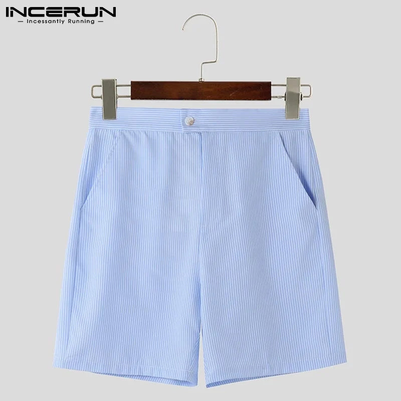 Men’s Striped Two-Piece Set