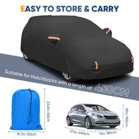 Universal Black Car Cover Dust & Sun Protection