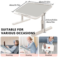 Adjustable Folding Laptop Desk – Bed & Floor Use