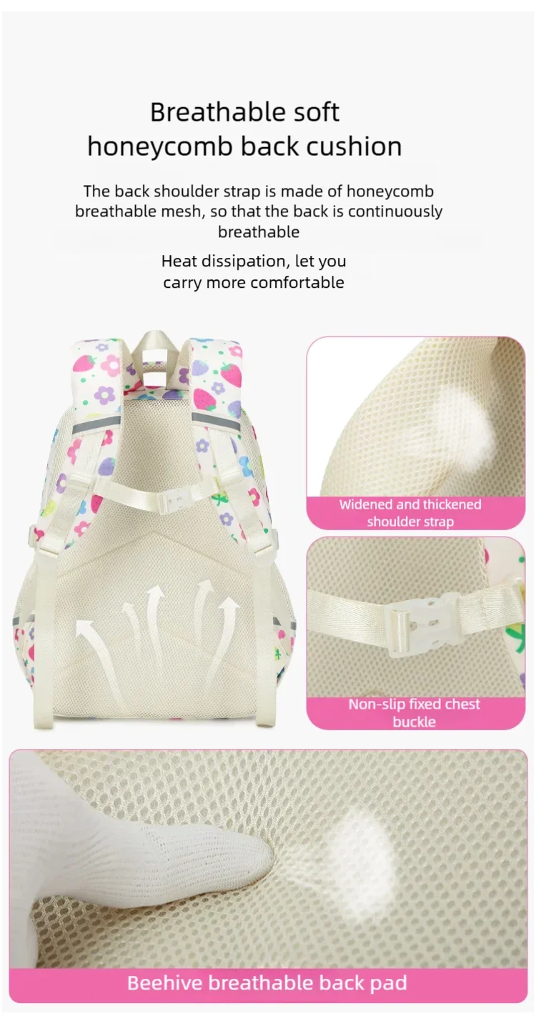 Schoolbags for Primary School Girls, Fashionable Backpacks, Large Capacity Junior High School Students, Versatile Backpacks