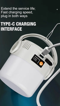 Portable camping light, LED camping light, outdoor tent light, rechargeable flashlight, LED tent light, portable durable camping