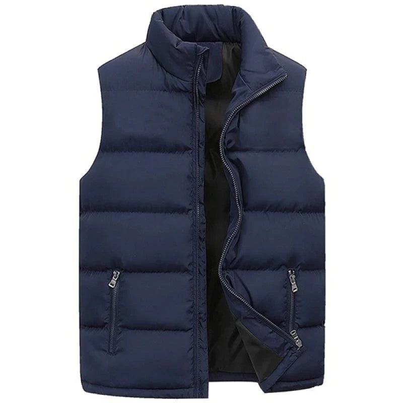 Men’s Winter Warm Vest Jacket – Waterproof Sleeveless Coat