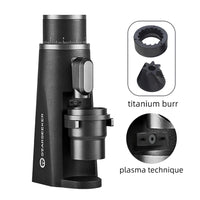 STARSEEKER EDGE Stainless Steel Burr Coffee Grinder 48MM Espresso Stepless Fineness Adjustment Electric Coffee Grinders Black