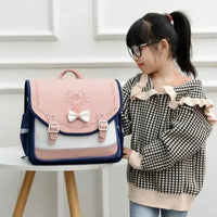 School Bags Girls Orthopedic Backpack Cute Waterproof SchoolBag for Teenage Flip Book Bag Student Grade 1-3 Mochilas Infantil