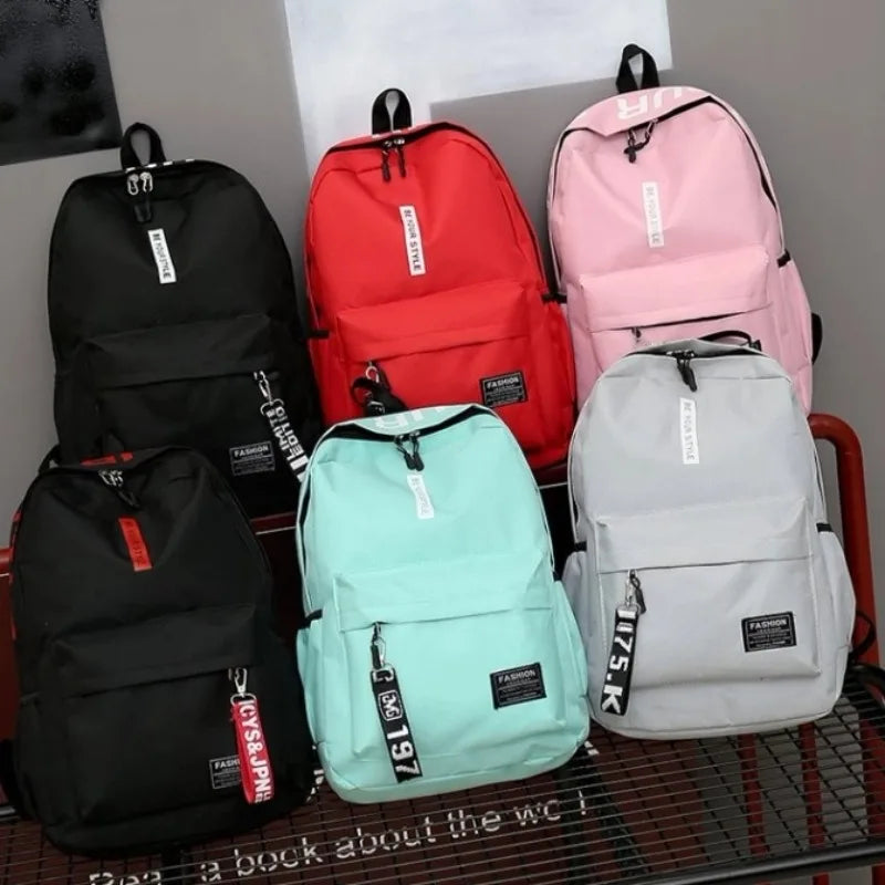 Korean Style Student Backpack – Large Capacity School Bag