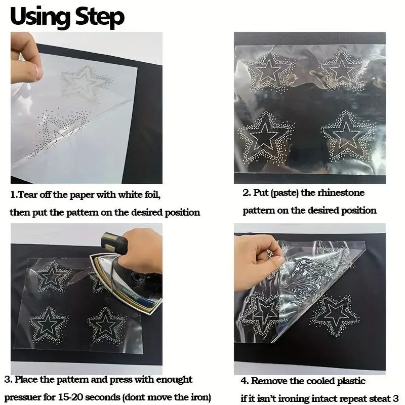 Super Flash Crown Hot Drill Rhinestone Sticker DIY