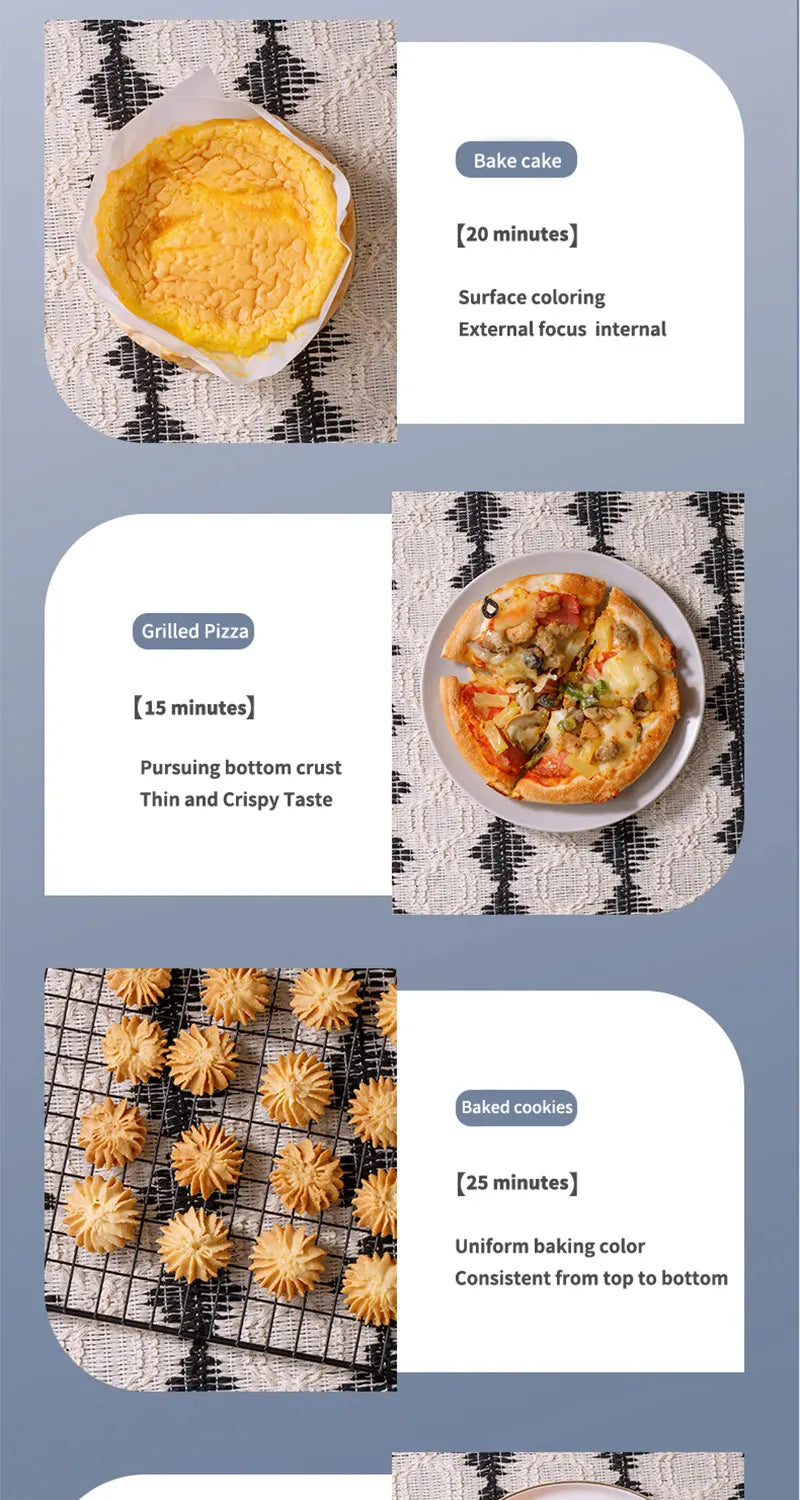 10L Large Electric Air Fryer Oven Oil-Free