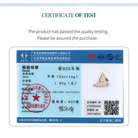 Bamoer 925 Silver Mermaid & Starfish Ocean Hoop Earrings