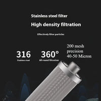 Pre-filter household well water whole house household water purifier 304 stainless steel high flow backwashing water filter