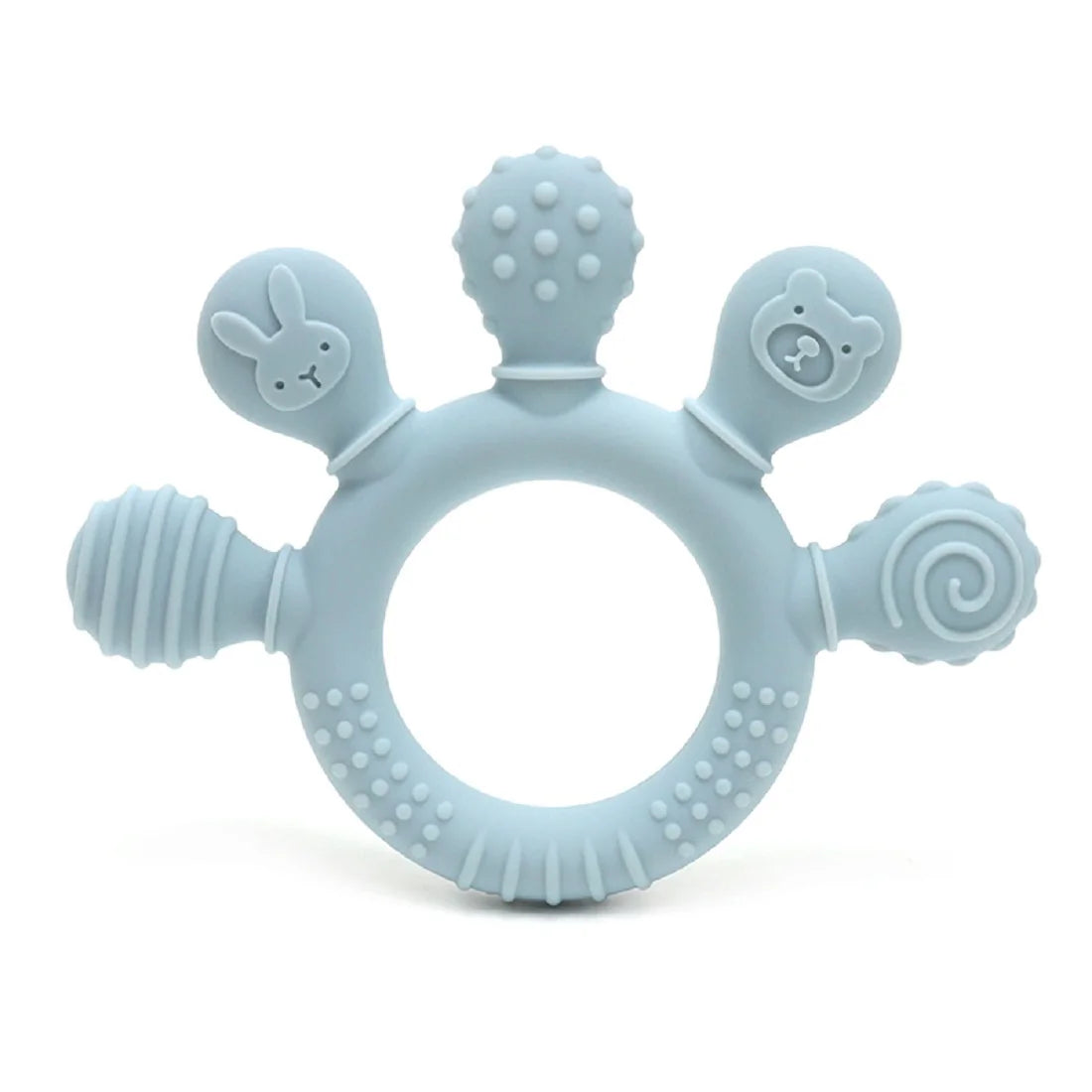 Erduo Silicone Baby Teether – Safe Sensory Chew Toy