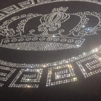 Super Flash Crown Hot Drill Rhinestone Sticker DIY