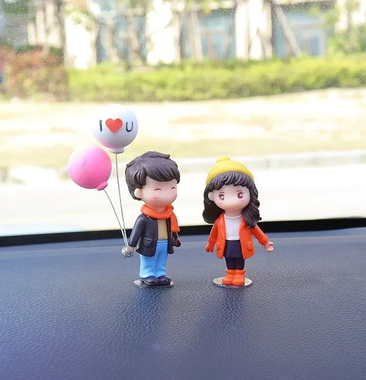 Cute Car Ornament Couple Desktop Decoration Gift