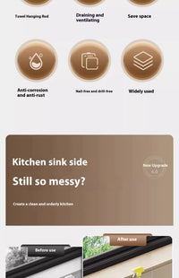 Kitchen Sink Rack Organizer – Storage Shelf Solution