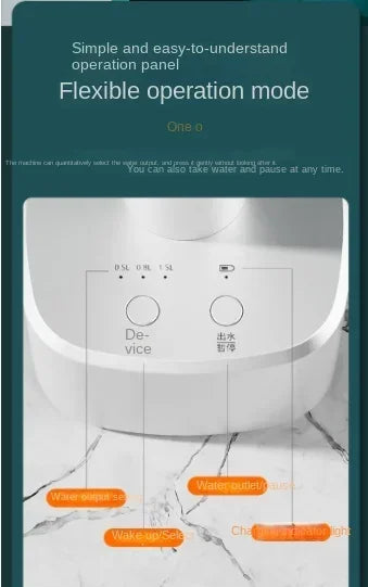 Smart Automatic Water Dispenser 3-gear USB Electric Water Pump With Stand Smart Water Bottle Pump Dispenser For Home Kitchen