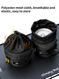 Camping Bowl Storage Bag Portable Tableware Organizer