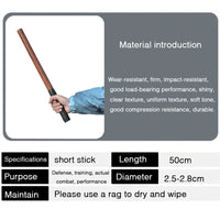 Wushu Stick Self-defense Solid Wood Stick 50cm Philippine Short Stick Emergency Short Stick Escape Tool High-quality Wood