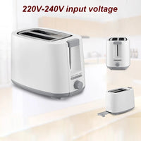 2-Slice Electric Toaster – Bread & Sandwich Maker 110V/220V