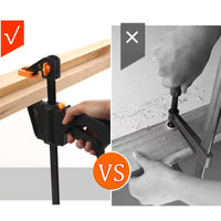 2pcs 4-Inch F Clamp Clips – Quick Ratchet Release Tool Kit