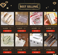 Back To School Large Capacity Pencil Cases Bag Aesthetic School Cases Girl Stationery Holder Children Students School Supplies