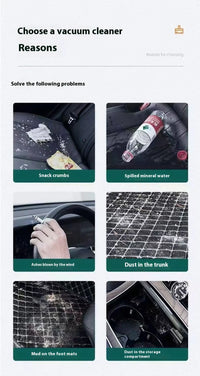 Portable Car Vacuum Cleaner Handheld Small Vacuum