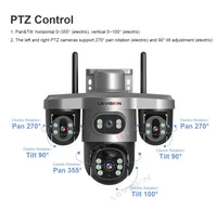 LS VISION V380 Pro 4G Solar PTZ Security Camera 15MP