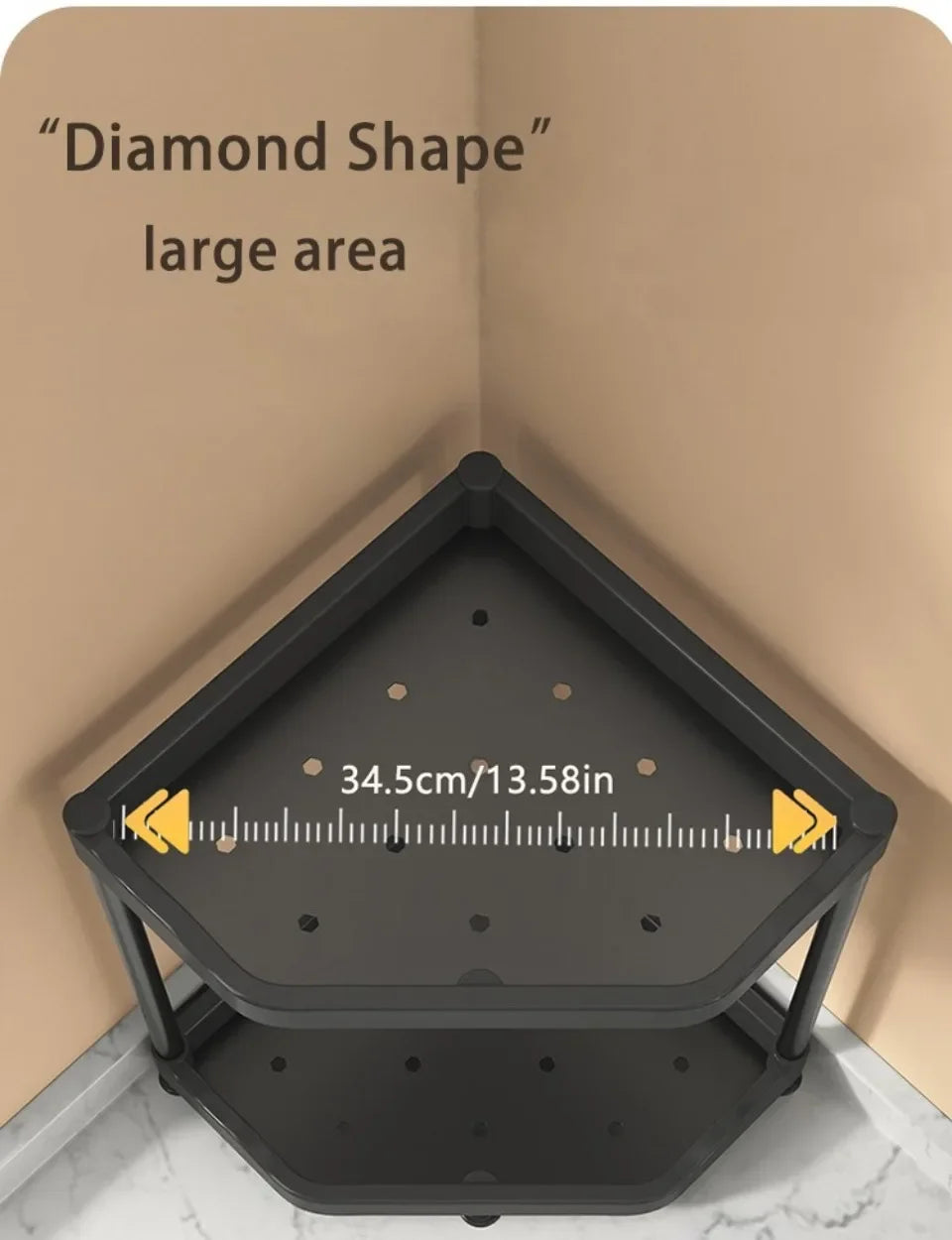 3-Tier Kitchen Seasoning Shelf Spice Countertop Rack