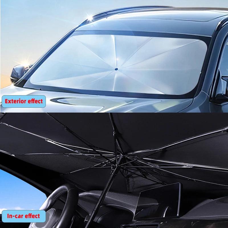 Car Sunshade Umbrella Windshield UV & Heat Protector