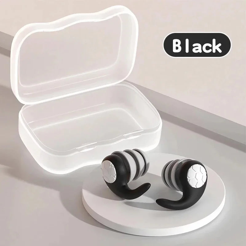 Soft Silicone Earplugs – Noise Canceling & Waterproof,