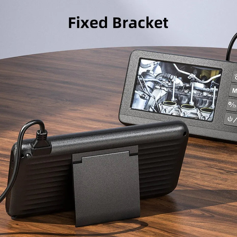 Dual Lens Industrial Endoscope Camera with Screen IP67