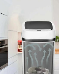 13L Smart Touch Trash Can for Kitchen & Bathroom