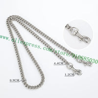 Polished Shine Stainless Metal Chain Shoulder Strap For Designer Lady Handbag Women Bag Purse Pochette Golden Silvery