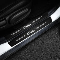 4PCS Carbon Fiber Car Interior Stickers – Clio II-V 2001-2023