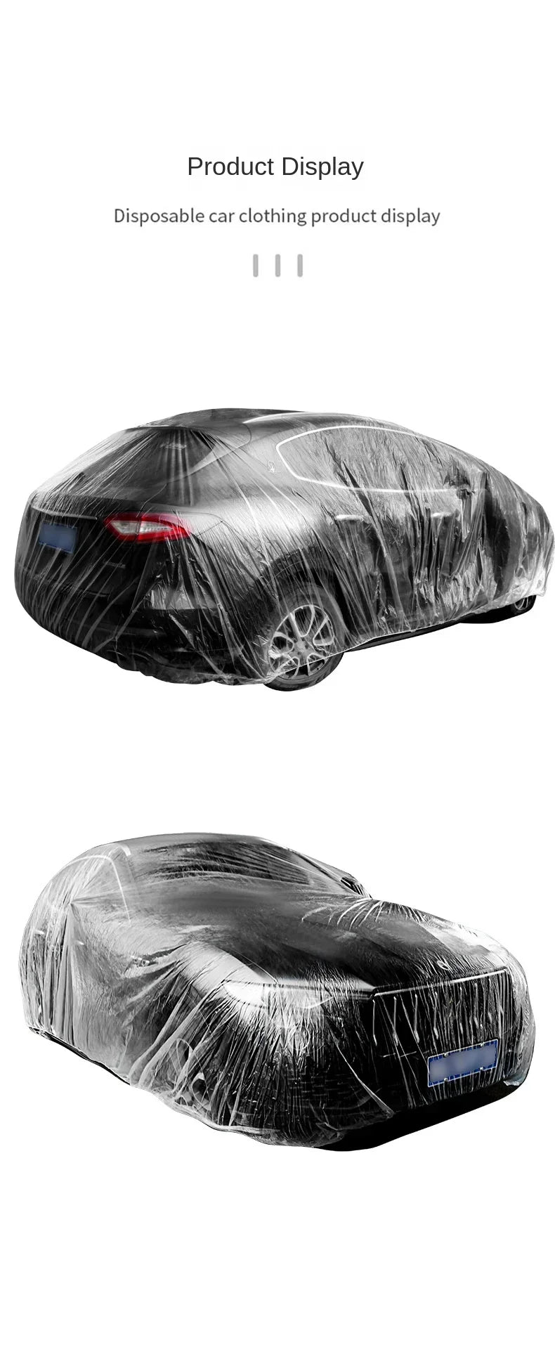 Disposable Car Dust Cover –Waterproof Sunshade Coat