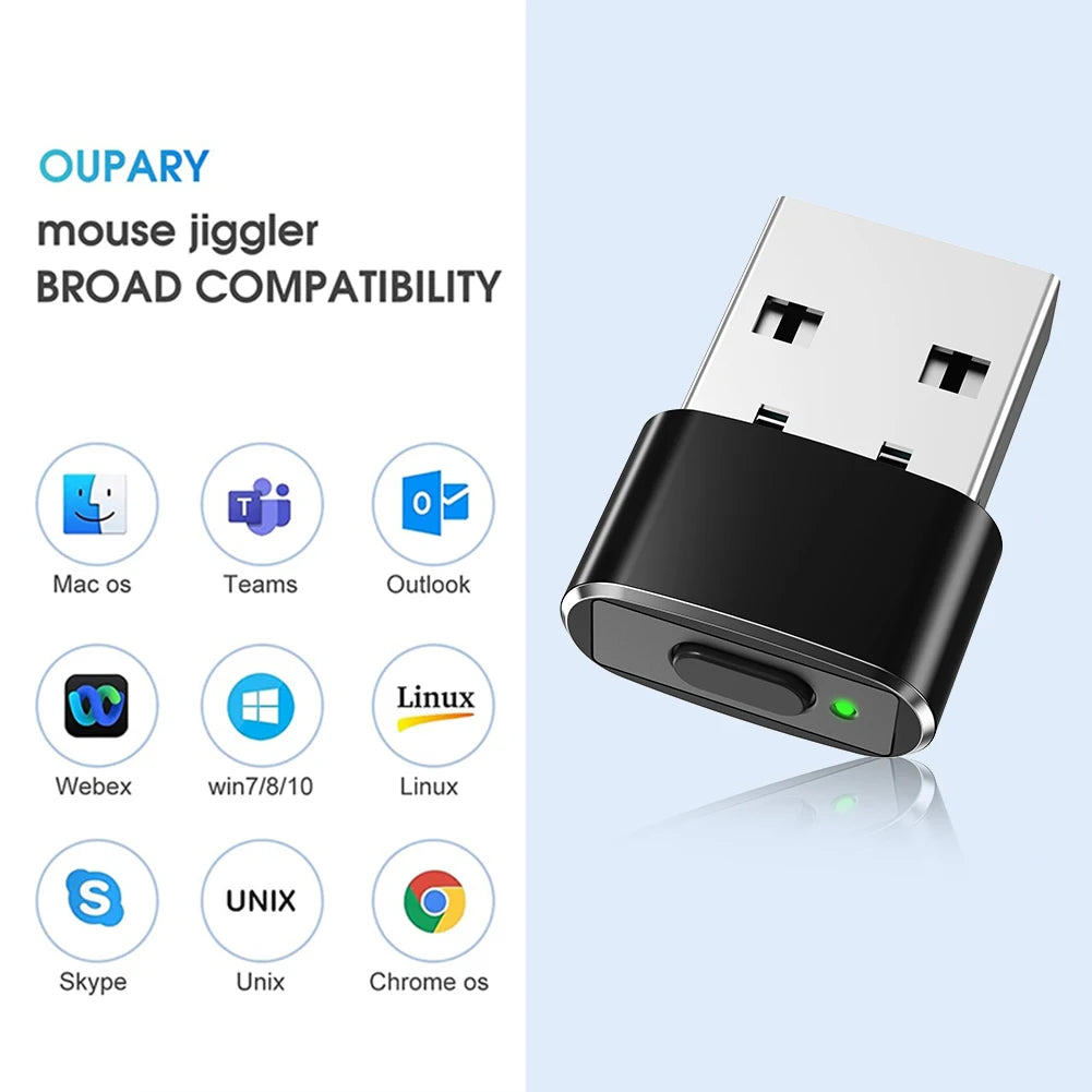 Mini USB Mouse Jiggler – Undetectable Mouse Mover Device