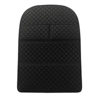 Car Anti Kicks Pad With Organizer Pocket Leather Universal Seat Back Leather Protector Cover Waterproof Backseat Child Kick Mats