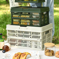 Foldable Camping Storage Basket Large Capacity